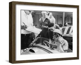 Reg Parnell in Aston Martin DB3S, Monza, 1952-null-Framed Photographic Print