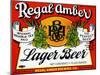 Regal-Amber Lager Beer-null-Mounted Art Print