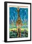 Regal Giraffe II-Carolee Vitaletti-Framed Art Print