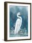 Regal White Egret I-Eli Jones-Framed Art Print