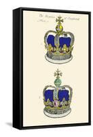 Regalia of England - Crowns-Hugh Clark-Framed Stretched Canvas
