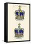 Regalia of England - Crowns-Hugh Clark-Framed Stretched Canvas