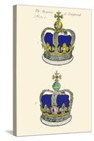 Regalia of England - Crowns-Hugh Clark-Stretched Canvas