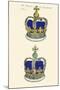 Regalia of England - Crowns-Hugh Clark-Mounted Art Print