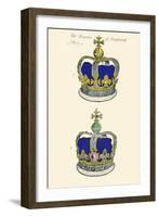 Regalia of England - Crowns-Hugh Clark-Framed Art Print