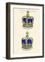 Regalia of England - Crowns-Hugh Clark-Framed Art Print