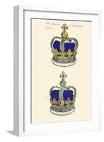 Regalia of England - Crowns-Hugh Clark-Framed Art Print