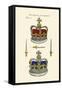 Regalia of England - Crowns-Hugh Clark-Framed Stretched Canvas