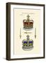 Regalia of England - Crowns-Hugh Clark-Framed Art Print