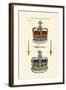 Regalia of England - Crowns-Hugh Clark-Framed Art Print