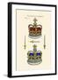 Regalia of England - Crowns-Hugh Clark-Framed Art Print