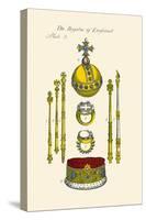 Regalia of England - Staffs, Scepters, Orb, Coronation, Rings, and Circle-Hugh Clark-Stretched Canvas