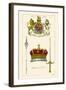 Regalia of Scotland - Arms, Staff, Sword and Crown-Hugh Clark-Framed Art Print