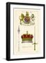 Regalia of Scotland - Arms, Staff, Sword and Crown-Hugh Clark-Framed Art Print