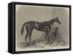 Regalia, the Winner of the Oaks-Harry Hall-Framed Stretched Canvas