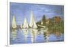 Regates a Argenteuil-Claude Monet-Framed Giclee Print