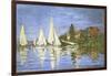 Regates a Argenteuil-Claude Monet-Framed Giclee Print