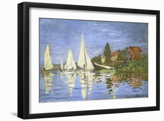 Regates a Argenteuil-Claude Monet-Framed Giclee Print