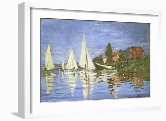Regates a Argenteuil-Claude Monet-Framed Giclee Print