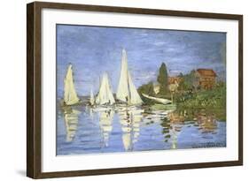 Regates a Argenteuil-Claude Monet-Framed Giclee Print