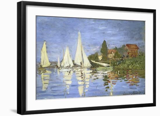 Regates a Argenteuil-Claude Monet-Framed Giclee Print