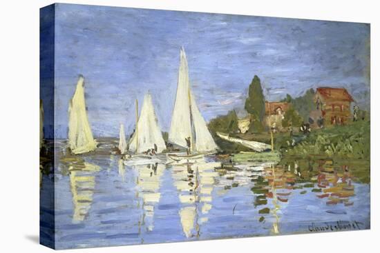 Regates a Argenteuil-Claude Monet-Stretched Canvas