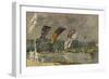 Regatta a Molesey, c.1874-Alfred Sisley-Framed Giclee Print