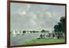 Regatta at Argenteuil, 1866-Eugène Boudin-Framed Giclee Print