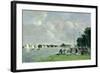 Regatta at Argenteuil, 1866-Eugène Boudin-Framed Giclee Print