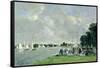 Regatta at Argenteuil, 1866-Eugène Boudin-Framed Stretched Canvas