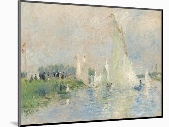 Regatta at Argenteuil, 1874-Pierre-Auguste Renoir-Mounted Premium Giclee Print