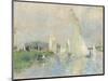 Regatta at Argenteuil, 1874-Pierre-Auguste Renoir-Mounted Premium Giclee Print