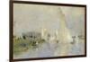 Regatta at Argenteuil, 1874-Pierre-Auguste Renoir-Framed Giclee Print