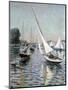 Regatta at Argenteuil, 1893-Gustave Caillebotte-Mounted Giclee Print