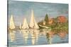 Regatta at Argenteuil, C.1872-Claude Monet-Stretched Canvas