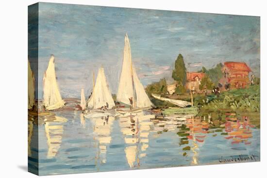 Regatta at Argenteuil, C.1872-Claude Monet-Stretched Canvas