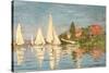 Regatta at Argenteuil, C.1872-Claude Monet-Stretched Canvas