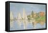 Regatta at Argenteuil, C. 1872-Claude Monet-Framed Stretched Canvas