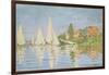 Regatta at Argenteuil, C. 1872-Claude Monet-Framed Giclee Print