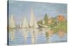 Regatta at Argenteuil, C. 1872-Claude Monet-Stretched Canvas