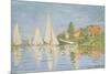 Regatta at Argenteuil, C. 1872-Claude Monet-Mounted Giclee Print