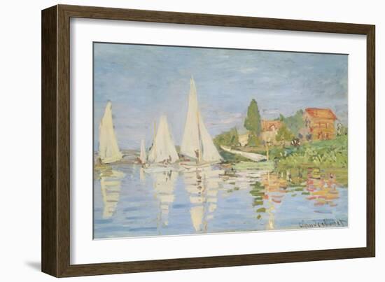 Regatta at Argenteuil, C. 1872-Claude Monet-Framed Giclee Print