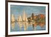 Regatta at Argenteuil, Monet Claude, 1872. Musee d'Orsay, Paris, France.-Claude Monet-Framed Art Print