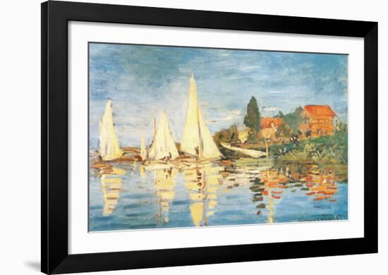 Regatta at Argenteuil-Claude Monet-Framed Art Print