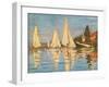 Regatta at Argenteuil-Claude Monet-Framed Giclee Print