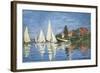 Regatta at Argenteuil-Claude Monet-Framed Art Print