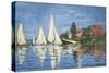 Regatta at Argenteuil-Claude Monet-Stretched Canvas