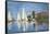 Regatta at Argenteuil-Claude Monet-Framed Stretched Canvas