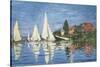 Regatta at Argenteuil-Claude Monet-Stretched Canvas