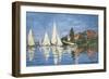 Regatta at Argenteuil-Claude Monet-Framed Art Print